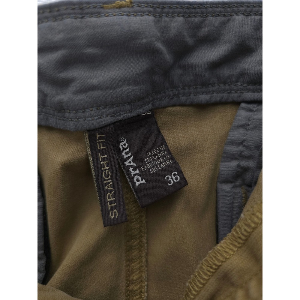 Prana Straight Fit Khaki‎ Chino Pants Mens Size 36 Casual Outdoor - Picture 6 of 6